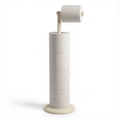 ZISH Toilet Roll Holder Free Standing - Cream