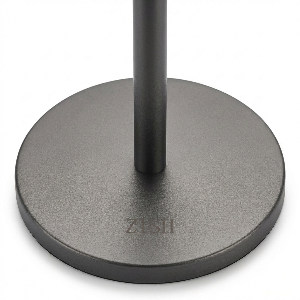 ZISH Toilet Roll Holder Free Standing - Gunmetal Grey